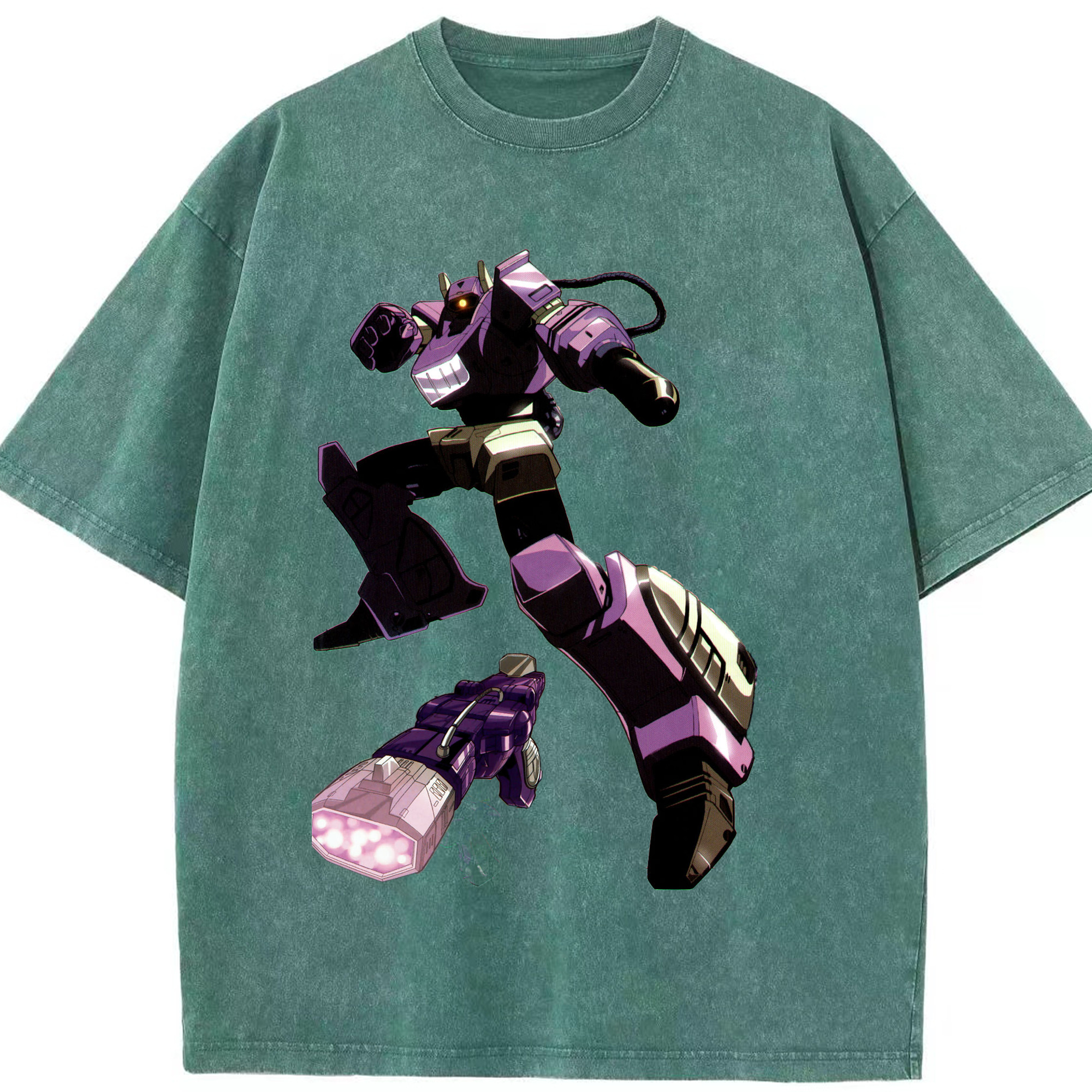 （画像用）  綿100% ヴィンテージ風 半袖Tシャツ（フロントプリント）